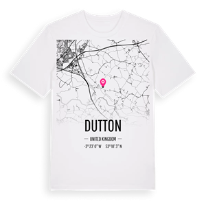 Dutton karta t-shirt – ekologisk bomull t-shirt från Pinshirt