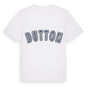 Dutton college t-shirt – ekologisk bomull t-shirt från Pinshirt