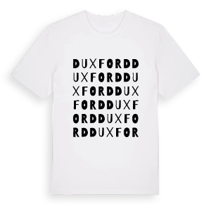 Duxford ordlek t-shirt – ekologisk bomull t-shirt från Pinshirt