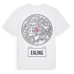 Ealing t-shirt – ekologisk bomull t-shirt från Pinshirt