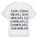 Earl Soham ordlek t-shirt
