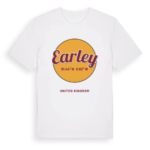 Earley cirkel t-shirt – ekologisk bomull t-shirt från Pinshirt