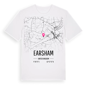 Earsham karta t-shirt – ekologisk bomull t-shirt från Pinshirt