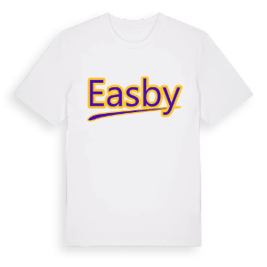 Easby baseball t-shirt – ekologisk bomull t-shirt från Pinshirt