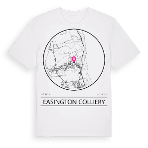 Easington Colliery t-shirt – ekologisk bomull t-shirt från Pinshirt