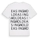 Easingwold ordlek t-shirt
