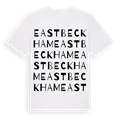 East Beckham ordlek t-shirt
