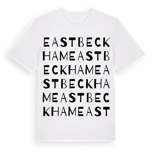 East Beckham ordlek t-shirt – ekologisk bomull t-shirt från Pinshirt