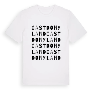 East Donyland ordlek t-shirt – ekologisk bomull t-shirt från Pinshirt