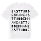 East Tuddenham ordlek t-shirt