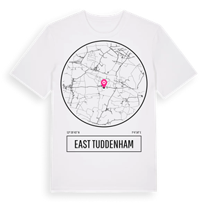 East Tuddenham t-shirt – ekologisk bomull t-shirt från Pinshirt