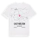 East Walton karta t-shirt