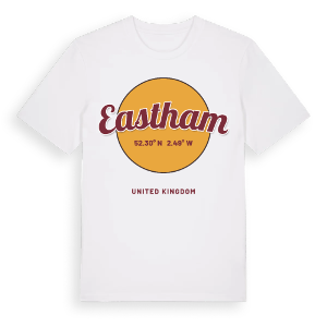 Eastham cirkel t-shirt – ekologisk bomull t-shirt från Pinshirt
