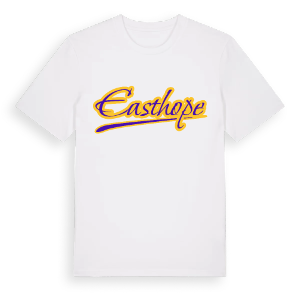 Easthope baseball t-shirt – ekologisk bomull t-shirt från Pinshirt
