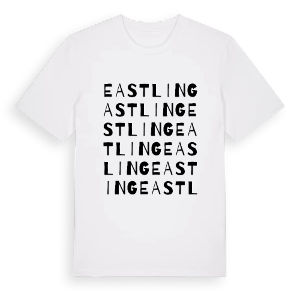 Eastling ordlek t-shirt – ekologisk bomull t-shirt från Pinshirt