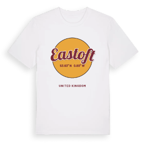 Eastoft cirkel t-shirt – ekologisk bomull t-shirt från Pinshirt