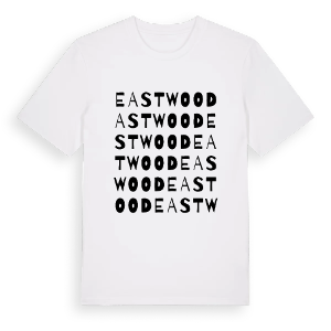 Eastwood ordlek t-shirt – ekologisk bomull t-shirt från Pinshirt