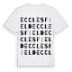 Ecclesfield ordlek t-shirt