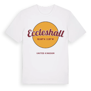 Eccleshall cirkel t-shirt – ekologisk bomull t-shirt från Pinshirt