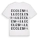 Eccleshall ordlek t-shirt