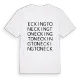 Eckington ordlek t-shirt