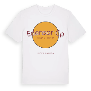 Edensor CP cirkel t-shirt – ekologisk bomull t-shirt från Pinshirt