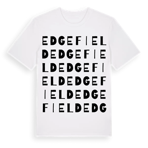 Edgefield ordlek t-shirt – ekologisk bomull t-shirt från Pinshirt