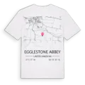Egglestone Abbey karta t-shirt