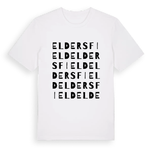 Eldersfield ordlek t-shirt – ekologisk bomull t-shirt från Pinshirt