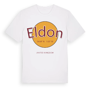 Eldon cirkel t-shirt – ekologisk bomull t-shirt från Pinshirt
