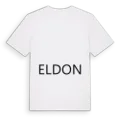 Jag älskar Eldon t-shirt stort tryck