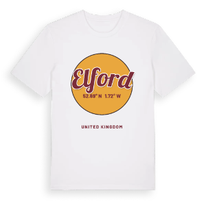 Elford cirkel t-shirt – ekologisk bomull t-shirt från Pinshirt