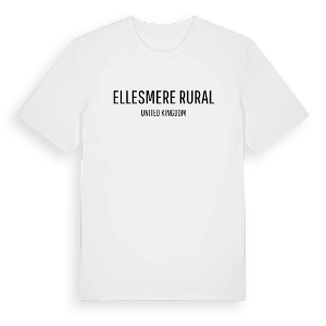 Ellesmere Rural i Sverige t-shirt – ekologisk bomull t-shirt från Pinshirt