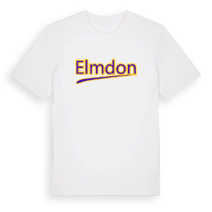 Elmdon baseball t-shirt – ekologisk bomull t-shirt från Pinshirt