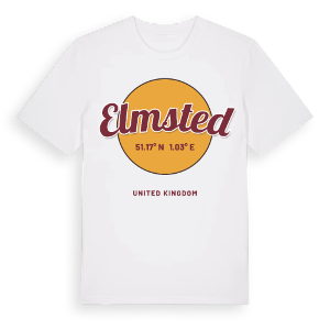 Elmsted cirkel t-shirt – ekologisk bomull t-shirt från Pinshirt