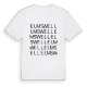 Elmswell ordlek t-shirt