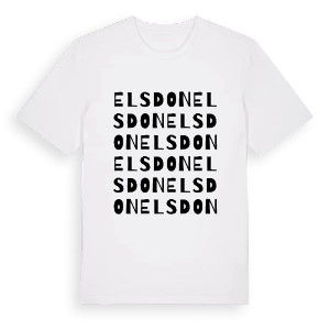 Elsdon ordlek t-shirt – ekologisk bomull t-shirt från Pinshirt