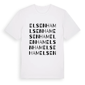 Elsenham ordlek t-shirt – ekologisk bomull t-shirt från Pinshirt
