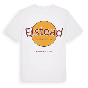 Elstead cirkel t-shirt – ekologisk bomull t-shirt från Pinshirt