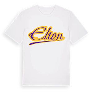 Elton baseball t-shirt – ekologisk bomull t-shirt från Pinshirt