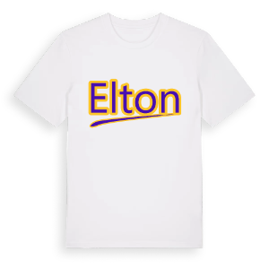 Elton baseball t-shirt – ekologisk bomull t-shirt från Pinshirt