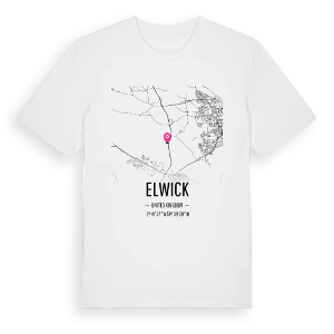 Elwick karta t-shirt – ekologisk bomull t-shirt från Pinshirt