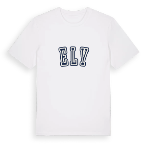 Ely college t-shirt – ekologisk bomull t-shirt från Pinshirt