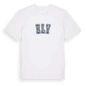 Ely college t-shirt – ekologisk bomull t-shirt från Pinshirt