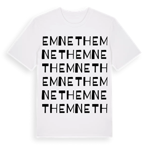 Emneth ordlek t-shirt – ekologisk bomull t-shirt från Pinshirt