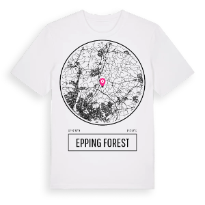 Epping Forest t-shirt – ekologisk bomull t-shirt från Pinshirt