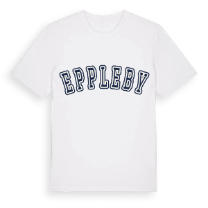 Eppleby college t-shirt – ekologisk bomull t-shirt från Pinshirt