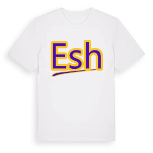 Esh baseball t-shirt – ekologisk bomull t-shirt från Pinshirt