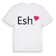 Esh hjärta t-shirt