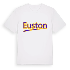 Euston baseball t-shirt – ekologisk bomull t-shirt från Pinshirt